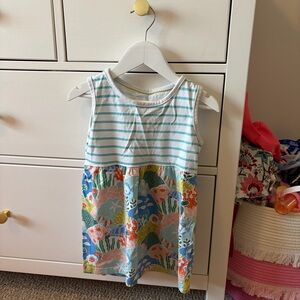 Girl’s Ocean Print Dress Size 4-5
